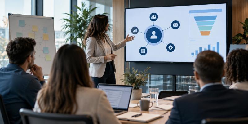 إدارة علاقات العملاء ومهارات العرض