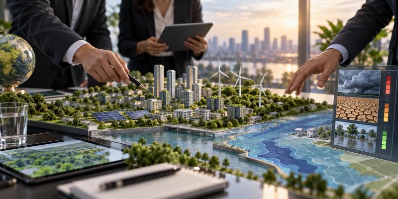 الاستدامة، ومعايير البيئة والمجتمع والحوكمة، والإشراف على مخاطر المناخ في المؤسسات المالية