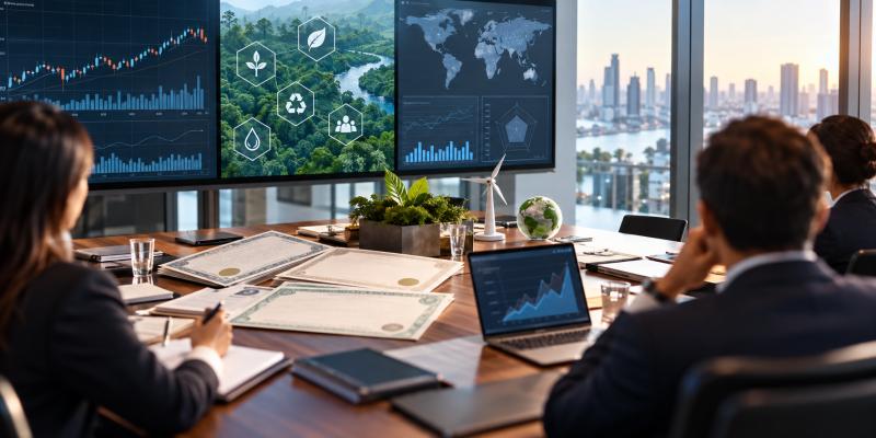 المحاسبة عن الأدوات المالية وتقارير الاستدامة وفق المعيارين الدوليين لإعداد التقارير المالية للاستدامة للبنوك المركزية