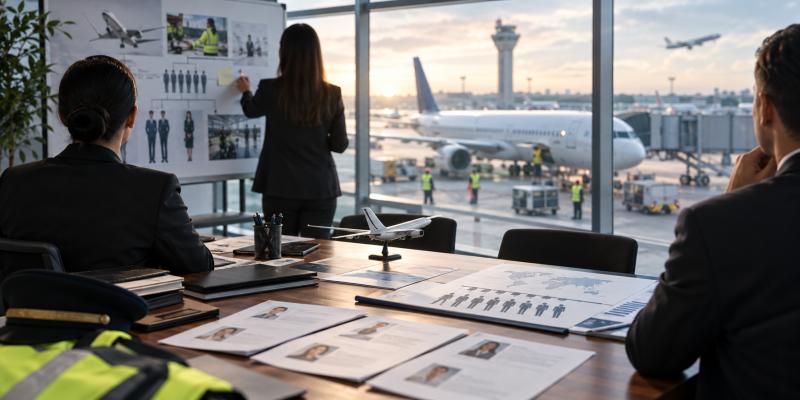إدارة الموارد البشرية في قطاع المطارات والطيران
