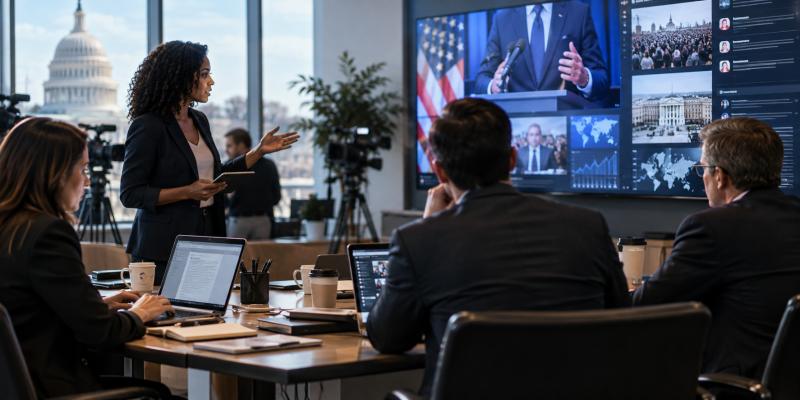 Media Leadership in Political and Diplomatic Communication within International Organizations